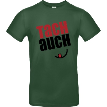 Ehrliches Essen Ehrliches Essen - Tachauch schwarz T-Shirt B&C EXACT 190 - Flaschengrün