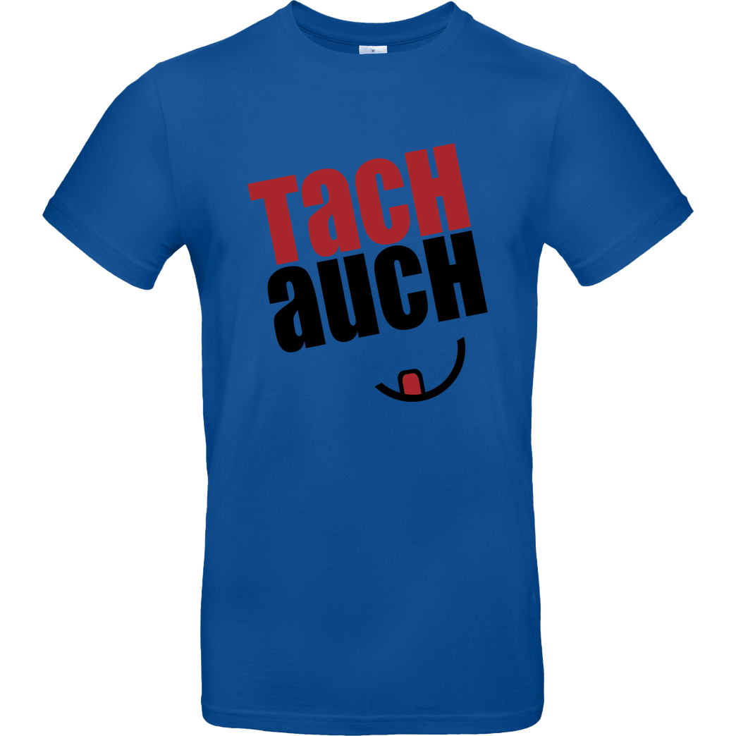 Ehrliches Essen Ehrliches Essen - Tachauch schwarz T-Shirt B&C EXACT 190 - Royal