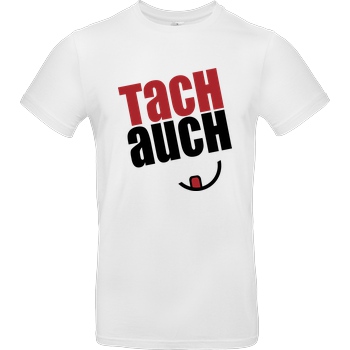 Ehrliches Essen Ehrliches Essen - Tachauch schwarz T-Shirt B&C EXACT 190 - Weiß