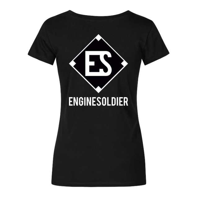 EngineSoldier - EngineSoldier - Logo - T-Shirt - Damenshirt schwarz