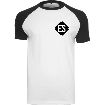 EngineSoldier EngineSoldier - Logo T-Shirt Raglan-Shirt weiß