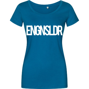 EngineSoldier EngineSoldier - Typo T-Shirt Damenshirt petrol