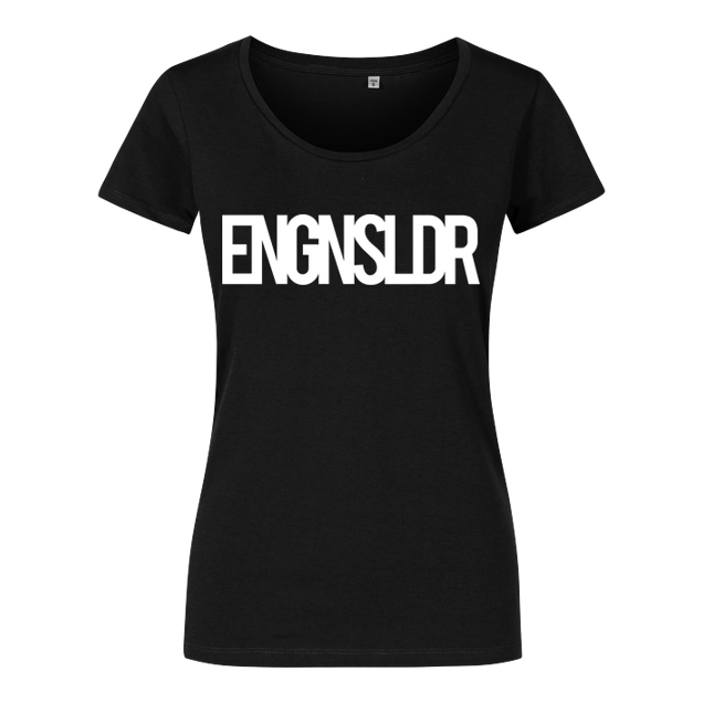 EngineSoldier - EngineSoldier - Typo - T-Shirt - Damenshirt schwarz