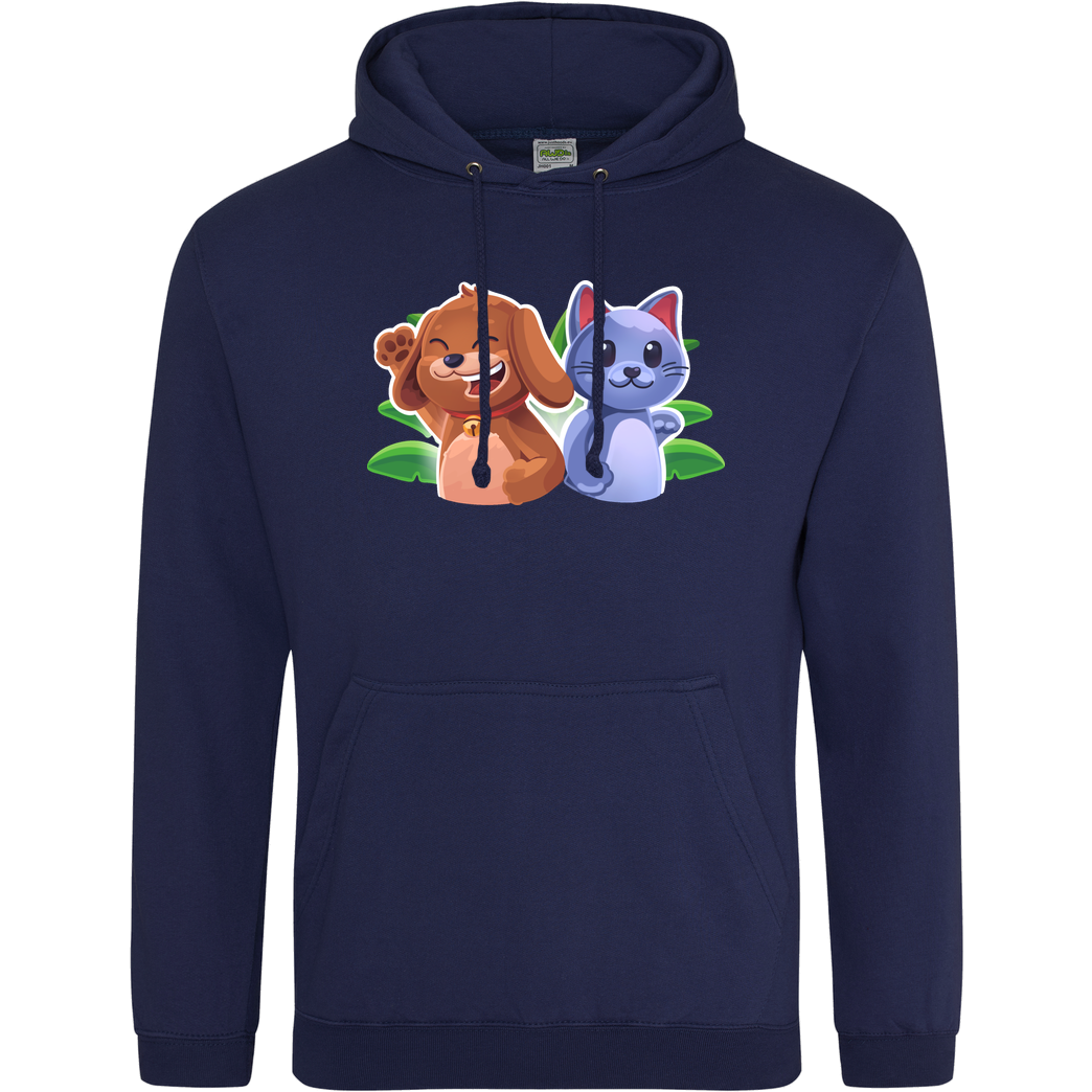 EpicStun EpicStun - Cat&Dog Sweatshirt JH Hoodie - Navy