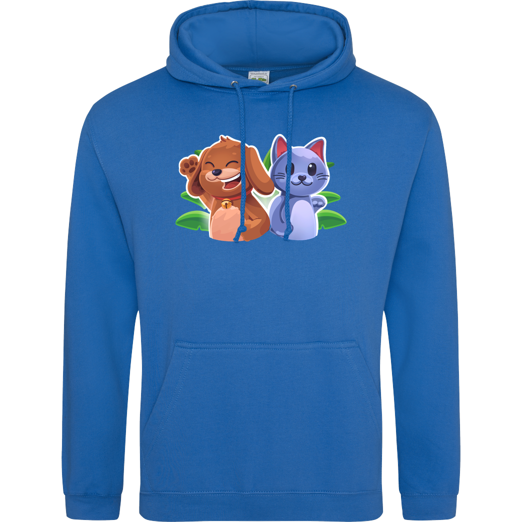 EpicStun EpicStun - Cat&Dog Sweatshirt JH Hoodie - saphirblau