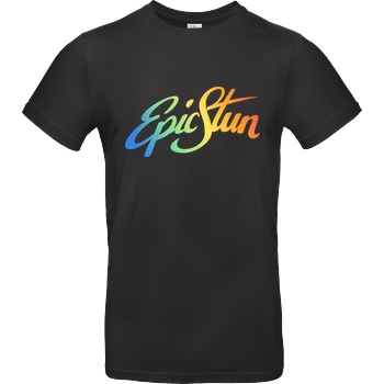 EpicStun EpicStun - Color Logo T-Shirt B&C EXACT 190 - Schwarz