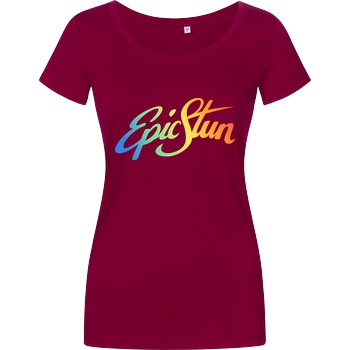 EpicStun EpicStun - Color Logo T-Shirt Damenshirt berry