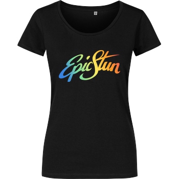 EpicStun EpicStun - Color Logo T-Shirt Damenshirt schwarz