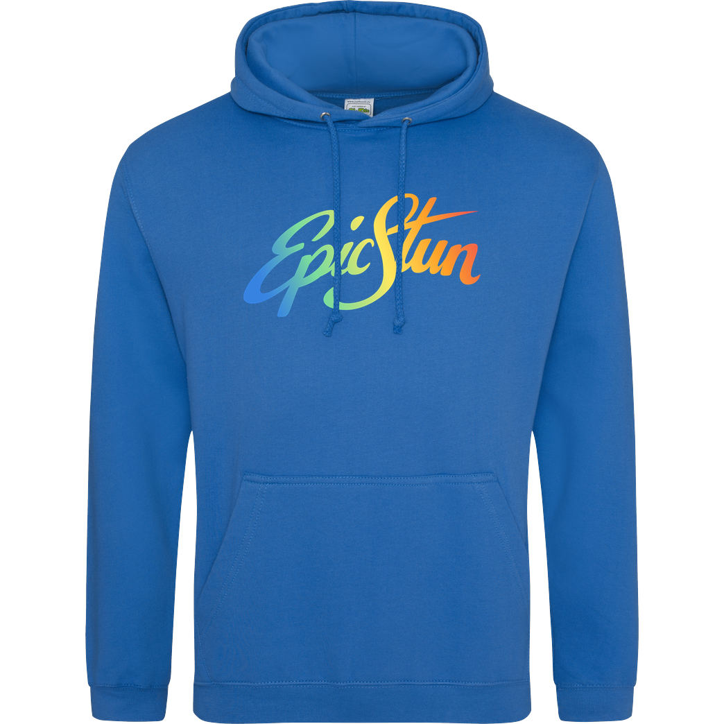EpicStun EpicStun - Color Logo Sweatshirt JH Hoodie - saphirblau