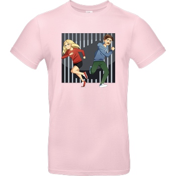 EpicStun EpicStun - Gefängnis T-Shirt B&C EXACT 190 - Rosa