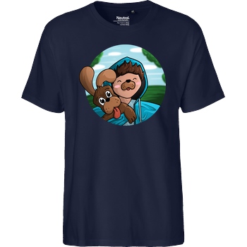 EpicStun EpicStun - Hundi T-Shirt Fairtrade T-Shirt - navy