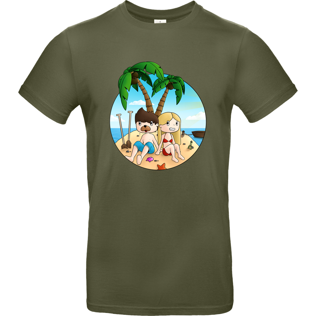 EpicStun EpicStun - Insel T-Shirt B&C EXACT 190 - Khaki