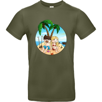 EpicStun EpicStun - Insel T-Shirt B&C EXACT 190 - Khaki
