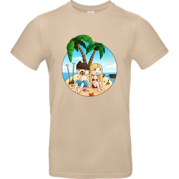 EpicStun EpicStun - Insel T-Shirt B&C EXACT 190 - Sand