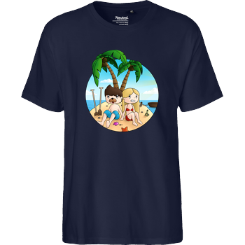 EpicStun - Insel Fairtrade T-Shirt - navy