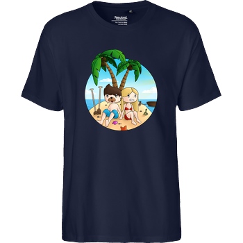 EpicStun EpicStun - Insel T-Shirt Fairtrade T-Shirt - navy