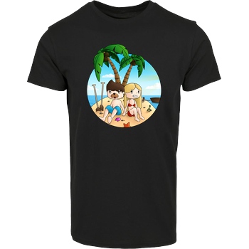 EpicStun EpicStun - Insel T-Shirt Hausmarke T-Shirt  - Schwarz