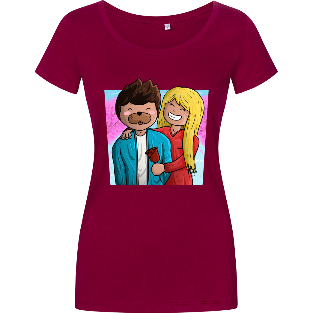 EpicStun EpicStun - Katha T-Shirt Damenshirt berry