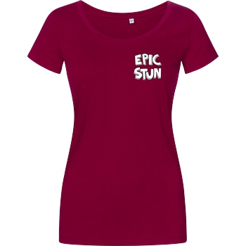 EpicStun EpicStun - Logo T-Shirt Damenshirt berry