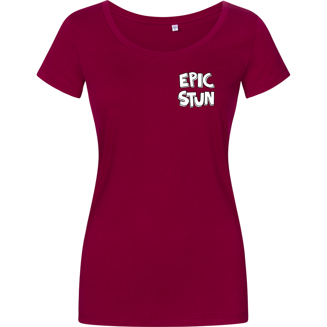 EpicStun EpicStun - Logo T-Shirt Damenshirt berry