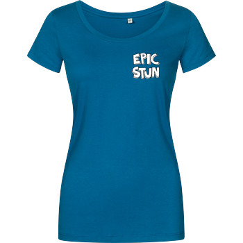EpicStun - Logo Damenshirt petrol