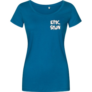 EpicStun EpicStun - Logo T-Shirt Damenshirt petrol