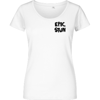 EpicStun - Logo Damenshirt weiss