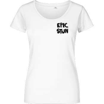 EpicStun EpicStun - Logo T-Shirt Damenshirt weiss