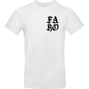 Faro Faro - FARO T-Shirt B&C EXACT 190 - Weiß