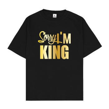 Faro - Sorry I'm King Oversize T-Shirt - Schwarz