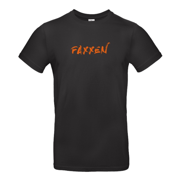 FaxxenTV - FaxxenTV - Logo - T-Shirt - B&C EXACT 190 - Schwarz