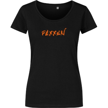FaxxenTV FaxxenTV - Logo T-Shirt Damenshirt schwarz