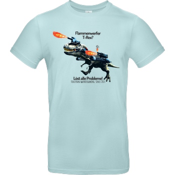 Firlefranz Firlefranz - FlammenRex T-Shirt B&C EXACT 190 - Mint