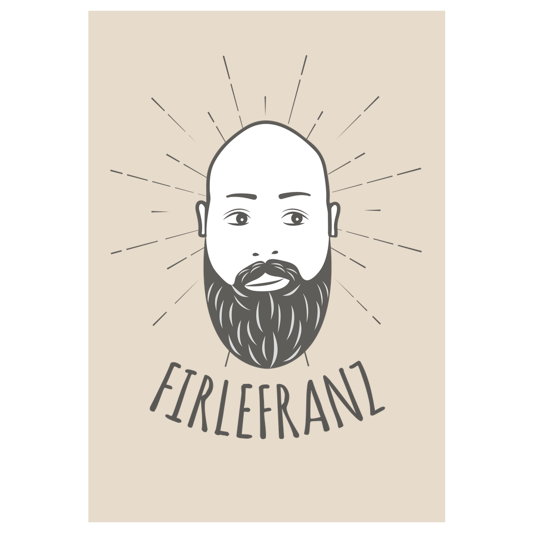 Firlefranz Firlefranz - Logo Druck Kunstdruck sand