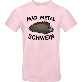Firlefranz Firlefranz - MadMetalSchwein T-Shirt B&C EXACT 190 - Rosa