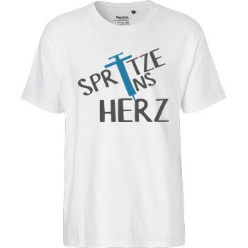 Firlefranz FirleFranz - Spritze T-Shirt Fairtrade T-Shirt - weiß