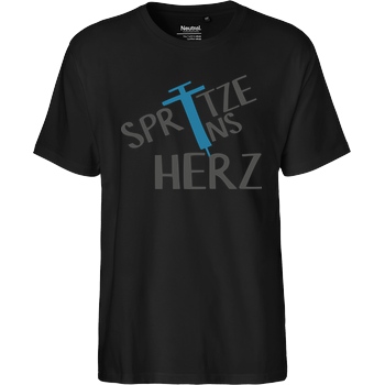 Firlefranz FirleFranz - Spritze T-Shirt Fairtrade T-Shirt - schwarz
