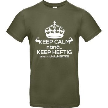 Fischer TV FischerTV - Keep calm T-Shirt B&C EXACT 190 - Khaki