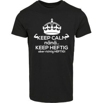 Fischer TV FischerTV - Keep calm T-Shirt Hausmarke T-Shirt  - Schwarz