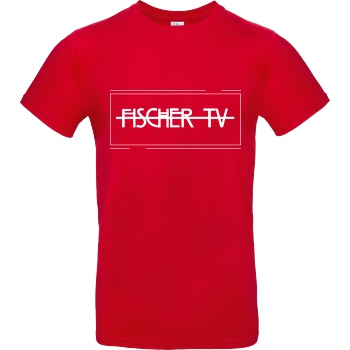 Fischer TV FischerTV - Logo plain T-Shirt B&C EXACT 190 - Rot