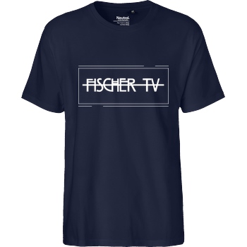 Fischer TV FischerTV - Logo plain T-Shirt Fairtrade T-Shirt - navy