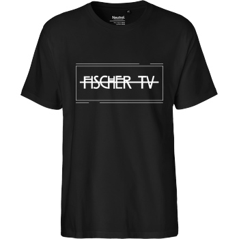 Fischer TV FischerTV - Logo plain T-Shirt Fairtrade T-Shirt - schwarz