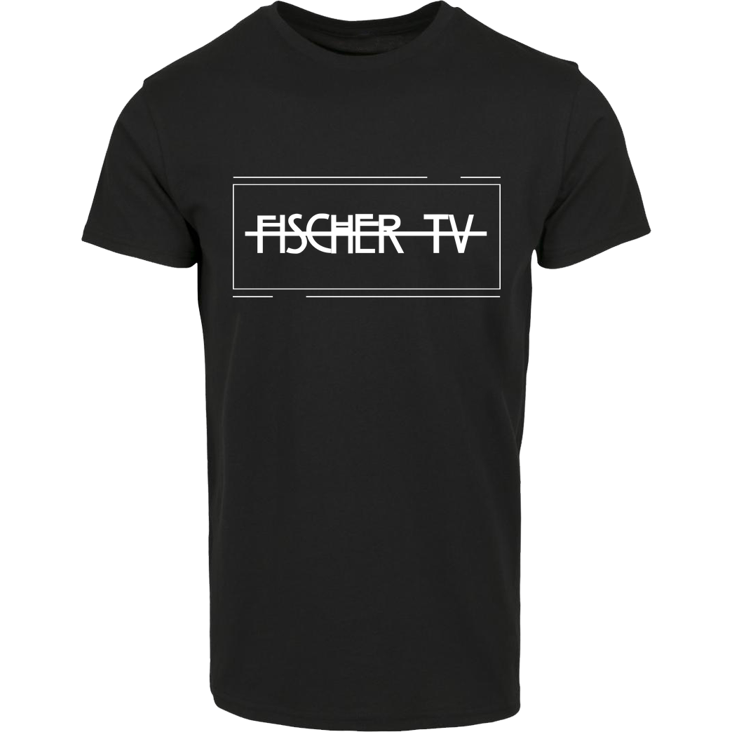 Fischer TV FischerTV - Logo plain T-Shirt Hausmarke T-Shirt  - Schwarz