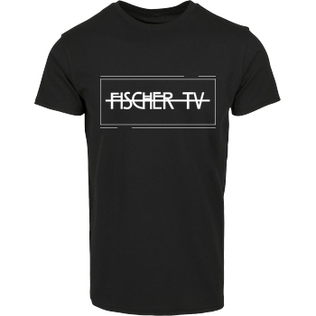 Fischer TV FischerTV - Logo plain T-Shirt Hausmarke T-Shirt  - Schwarz