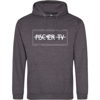 FischerTV - Logo plain JH Hoodie - Dark heather grey