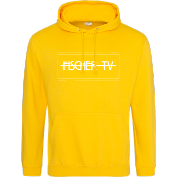 FischerTV - Logo plain JH Hoodie - Gelb