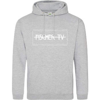 FischerTV - Logo plain JH Hoodie - Heather Grey