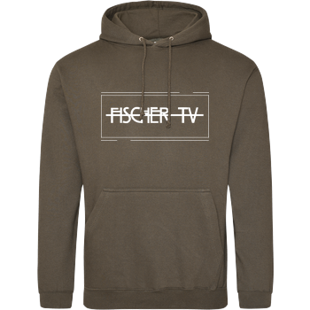 FischerTV - Logo plain JH Hoodie - Khaki
