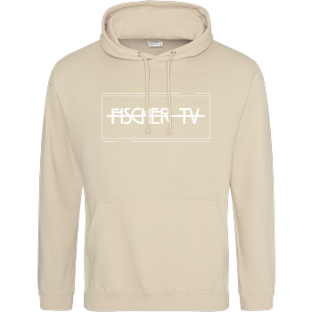 FischerTV - Logo plain JH Hoodie - Sand