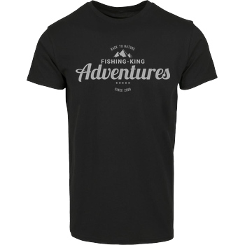 Fishing-King Fishing-King - Adventures 01 T-Shirt Hausmarke T-Shirt  - Schwarz